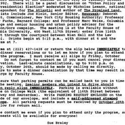 Announcements, 1992-10-27. ...