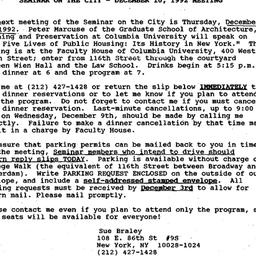 Announcements, 1992-12-10. ...