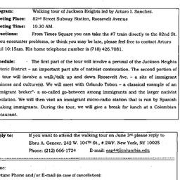 Announcements, 2000-06-03. ...