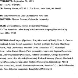 Minutes, 1999-09-30. The Ci...