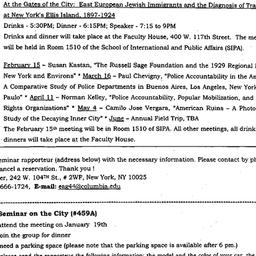 Announcements, 2000-01-19. ...