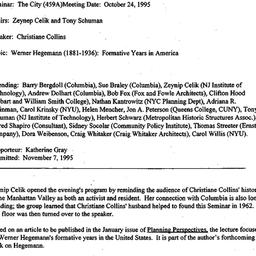 Minutes, 1995-10-24. The Ci...
