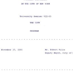 Announcements, 1966-11-30. ...