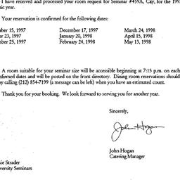 Correspondence, 1998-07-10....
