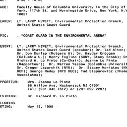Minutes, 1998-04-29. The Ci...
