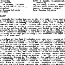 Minutes, 1988-04-21. The Ci...