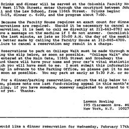 Announcements, 1988-02-17. ...