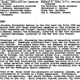 Minutes, 1988-01-26. The Ci...
