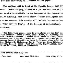 Announcements, 1980-05-13. ...