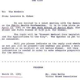 Announcements, 1965-04-13. ...