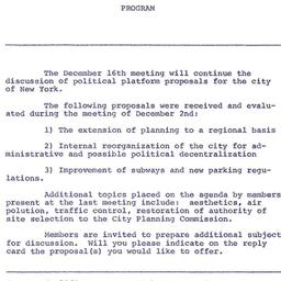 Announcements, 1964-12-16. ...