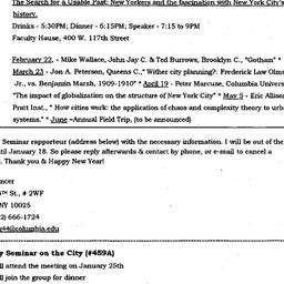 Announcements, 1999-01-25. ...