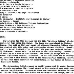 Minutes, 1982-11-19. The Ci...