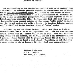 Announcements, 1983-06-07. ...