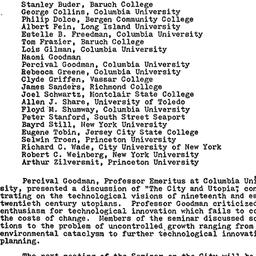 Minutes, 1973-01-09. The Ci...