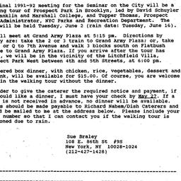 Announcements, 1992-06-02. ...