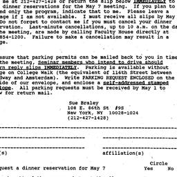 Announcements, 1992-05-07. ...