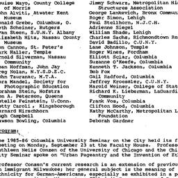 Minutes, 1985-09-23. The Ci...