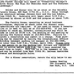 Announcements, 1986-04-21. ...