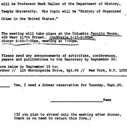Announcements, 1977-09-20. ...