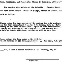 Announcements, 1978-05-16. ...