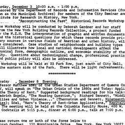 Announcements, 1977-12-03. ...