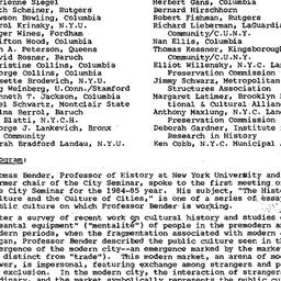 Minutes, 1984-09-20. The Ci...