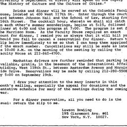 Announcements, 1984-09-20. ...