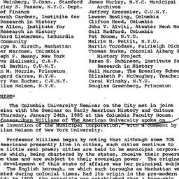 Minutes, 1985-01-24. The Ci...