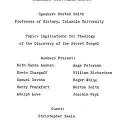 Minutes, 1974-03-22. The Na...