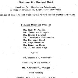 Minutes, 1971-03-19. The Na...