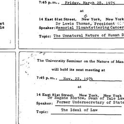Schedules, The Nature of Ma...