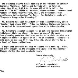 Announcements, 1979-04-30. ...