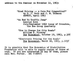 Speaker's paper, 1963-1...