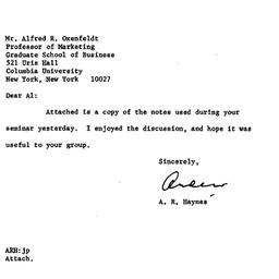 Correspondence, 1969-02-19....