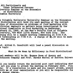 Announcements, 1966-02-11. ...