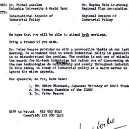 Announcements, 1984-02-20. ...