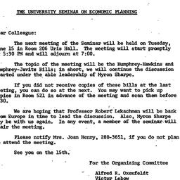 Announcements, 1977-06-07. ...