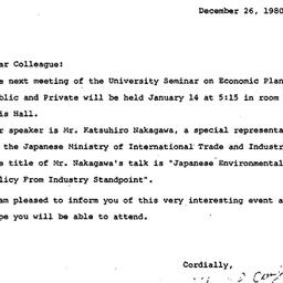 Announcements, 1980-12-26. ...