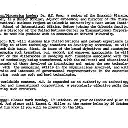 Announcements, 1987-10-08. ...