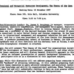 Announcements, 1987-11-03. ...