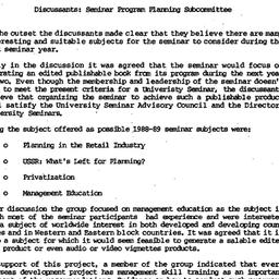 Minutes, 1988-05-24. Econom...