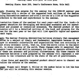 Announcements, 1988-06-04. ...