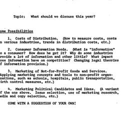 Announcements, 1971-11-30. ...
