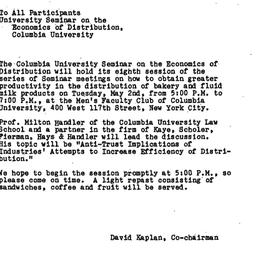 Announcements, 1961-04-24. ...