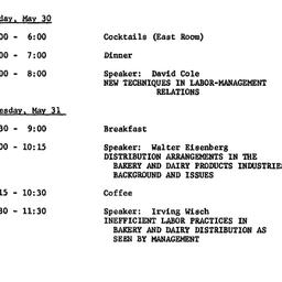 Minutes, 1961-05-30. Econom...