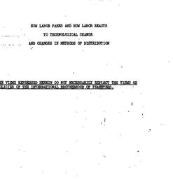 Speaker's paper, 1961-0...