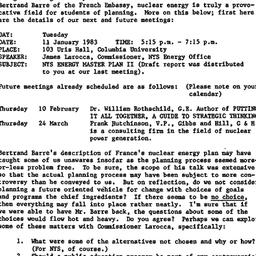 Announcements, 1983-01-04. ...