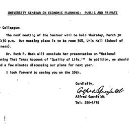 Announcements, 1978-03-17. ...