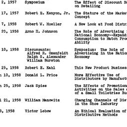 Schedules, Economic Plannin...